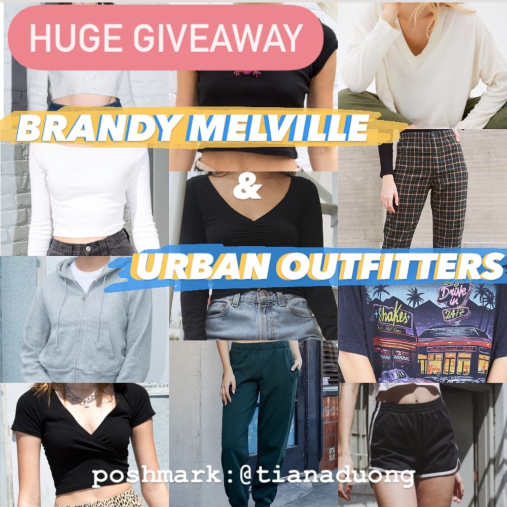 HUGE BRANDY MELVILLE&UO GIVEAWAY!!